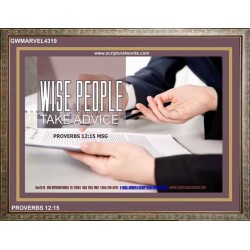 WISE PEOPLE   Bible Verses Frame Online   (GWMARVEL4319)   