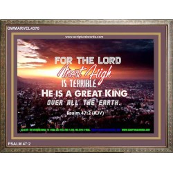 A GREAT KING   Christian Quotes Framed   (GWMARVEL4370)   