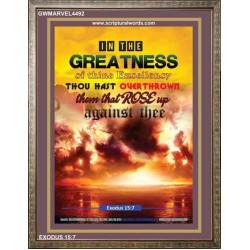 THINE EXCELLENCY   Contemporary Christian Poster   (GWMARVEL4492)   