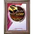 THE WORD OF THE LORD   Framed Hallway Wall Decoration   (GWMARVEL4544)   "36x31"