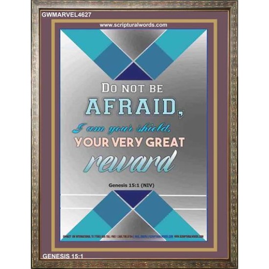 VERY GREAT REWARD   Encouraging Bible Verses Framed   (GWMARVEL4627)   