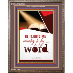 ACCORDING TO THY WORD   Bible Verses Wall Art   (GWMARVEL4656)   