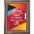 YOU WILL LIVE   Bible Verses Frame for Home   (GWMARVEL4788)   "36x31"