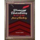 WISDOM AND UNDERSTANDING   Bible Verses Framed for Home   (GWMARVEL4789)   