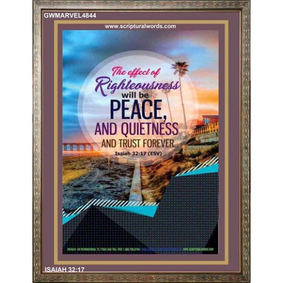 TRUST FOREVER   Frame Bible Verse   (GWMARVEL4844)   