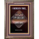 THE POWER OF MY LORD BE GREAT   Framed Bible Verse   (GWMARVEL4862)   