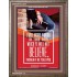 WILL YE WILL NOT BELIEVE   Bible Verse Acrylic Glass Frame   (GWMARVEL4895)   "36x31"