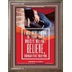 WILL YE WILL NOT BELIEVE   Bible Verse Acrylic Glass Frame   (GWMARVEL4895)   