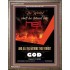 THE WICKED SHALL BE TURNED INTO HELL   Large Frame Scripture Wall Art   (GWMARVEL4994)   "36x31"