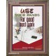 USE YOUR HANDS FOR GOOD HARD WORK   Bible Verse Wall Art Frame   (GWMARVEL5059)   