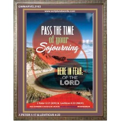 TIME OF YOUR SOJOURNING   Printable Bible Verses to Frame   (GWMARVEL5163)   