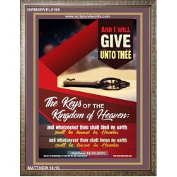 WHATSOEVER THOU SHALT BIND ON EARTH   Printable Bible Verses to Framed   (GWMARVEL5166)   "36x31"