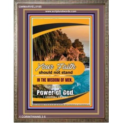 YOUR FAITH   Bible Verses Framed Art Prints   (GWMARVEL5185)   