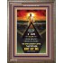 THE WAY THE TRUTH AND THE LIFE   Inspirational Wall Art Wooden Frame   (GWMARVEL5352)   "36x31"
