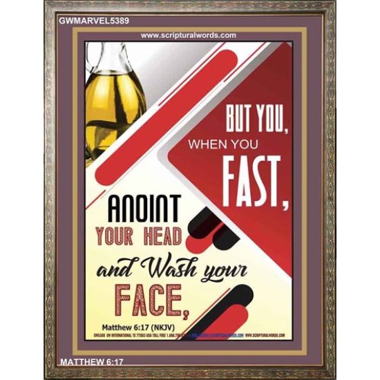 WHEN YOU FAST   Printable Bible Verses to Frame   (GWMARVEL5389)   