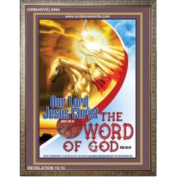THE WORD OF GOD   Bible Verse Wall Art   (GWMARVEL5494)   