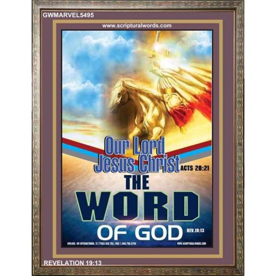 THE WORD OF GOD   Bible Verse Art Prints   (GWMARVEL5495)   