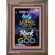 ANY ROCK LIKE OUR GOD   Bible Verse Framed for Home   (GWMARVEL6416)   