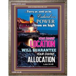 YOU DIVINE LOCATION   Printable Bible Verses to Framed   (GWMARVEL6422)   "36x31"