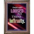 THOU ART LOOSED FROM THINE INFIRMITY   Large Framed Scripture Wall Art   (GWMARVEL6439)   "36x31"