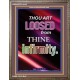 THOU ART LOOSED FROM THINE INFIRMITY   Large Framed Scripture Wall Art   (GWMARVEL6439)   