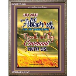 THY COVENANT WITH US   Frame Scripture Dcor   (GWMARVEL6450)   