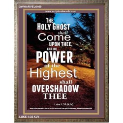 THE POWER OF THE HIGHEST   Encouraging Bible Verses Framed   (GWMARVEL6469)   