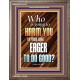 WHO IS GOING TO HARM YOU   Frame Bible Verse   (GWMARVEL6478)   