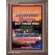 THE YOUNG LIONS LACK AND SUFFER   Acrylic Glass Frame Scripture Art   (GWMARVEL6529)   