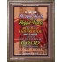 WATCH YOUR WORDS   Bible Scriptures on Love Acrylic Glass Frame   (GWMARVEL6651)   "36x31"