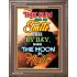 THE SUN SHALL NOT SMITE THEE   Biblical Paintings Acrylic Glass Frame   (GWMARVEL6656)   "36x31"