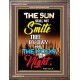 THE SUN SHALL NOT SMITE THEE   Contemporary Christian Art Acrylic Glass Frame   (GWMARVEL6658)   