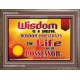 WISDOM   Framed Bible Verse   (GWMARVEL6782)   