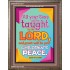YOUR CHILDREN SHALL BE TAUGHT BY THE LORD   Modern Christian Wall Dcor   (GWMARVEL6841)   "36x31"