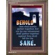 WHOSOEVER SHALL GATHER THEE    Large Framed Scriptural Wall Art   (GWMARVEL710)   