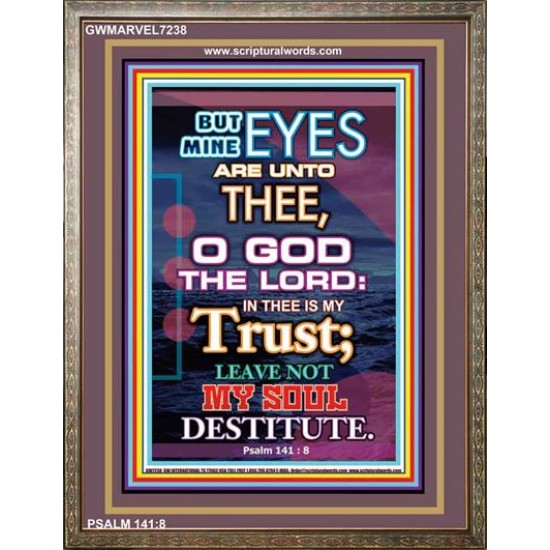 TRUST IN THE LORD   Bible Verses Frame for Home   (GWMARVEL7238)   