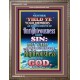 UNRIGHTEOUSNESS   Contemporary Christian Paintings Acrylic Glass frame   (GWMARVEL7369)   