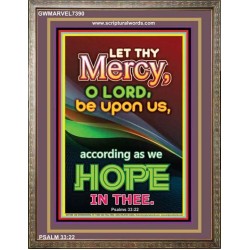 THY MERCY    Inspirational Wall Art Poster   (GWMARVEL7390)   