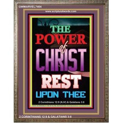 THE POWER OF CHRIST   Christian Frame Wall Art   (GWMARVEL7404)   