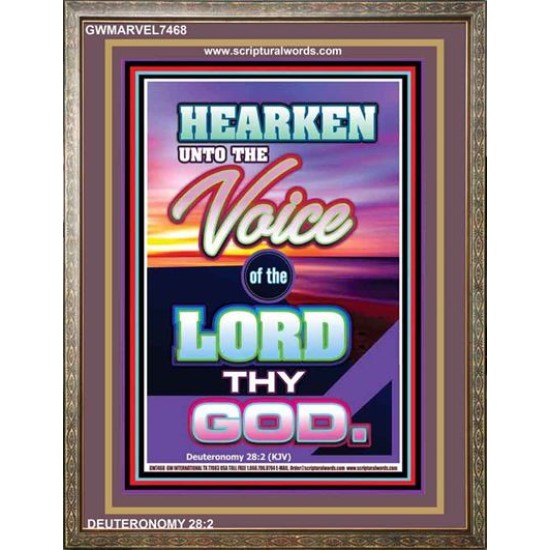 THE VOICE OF THE LORD   Christian Framed Wall Art   (GWMARVEL7468)   