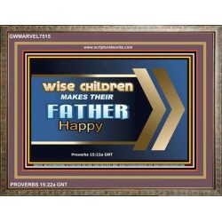 WISE CHILDREN MAKES THEIR FATHER HAPPY   Wall & Art Dcor   (GWMARVEL7515)   