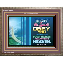 YOUR NAMES ARE WRITTEN IN HEAVEN   Christian Quote Framed   (GWMARVEL7527)   "36x31"