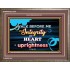 WALK IN INTEGRITY   Unique Bible Verse Frame   (GWMARVEL7559)   "36x31"