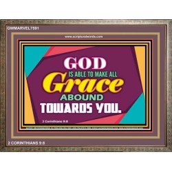 ABOUNDING GRACE   Printable Bible Verse to Framed   (GWMARVEL7591)   "36x31"