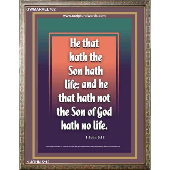 THE SONS OF GOD   Christian Quotes Framed   (GWMARVEL762)   