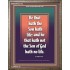 THE SONS OF GOD   Christian Quotes Framed   (GWMARVEL762)   "36x31"