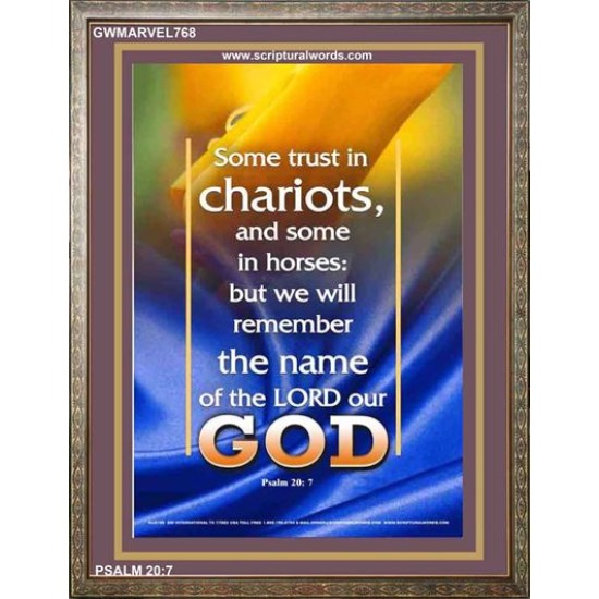 TRUST IN THE LORD   Christian Quote Frame   (GWMARVEL768)   