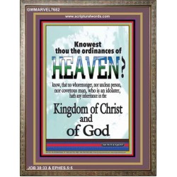 THE ORDINANCES OF HEAVEN   Contemporary Christian Wall Art   (GWMARVEL7682)   