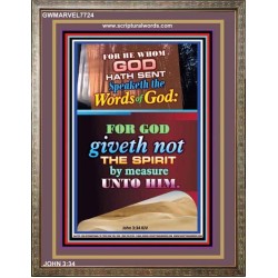 WORDS OF GOD   Bible Verse Picture Frame Gift   (GWMARVEL7724)   