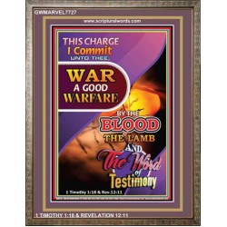 THE WORD OF OUR TESTIMONY   Bible Verse Framed for Home   (GWMARVEL7727)   